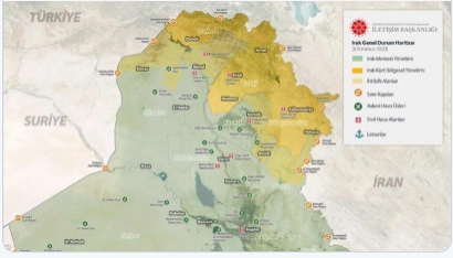 Perlemantareka Tirkiyê: Ew karê hun bi nexşeya Îraqê dikin, weha jî bi serê hewe dê bihêt